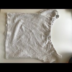 White crop top
